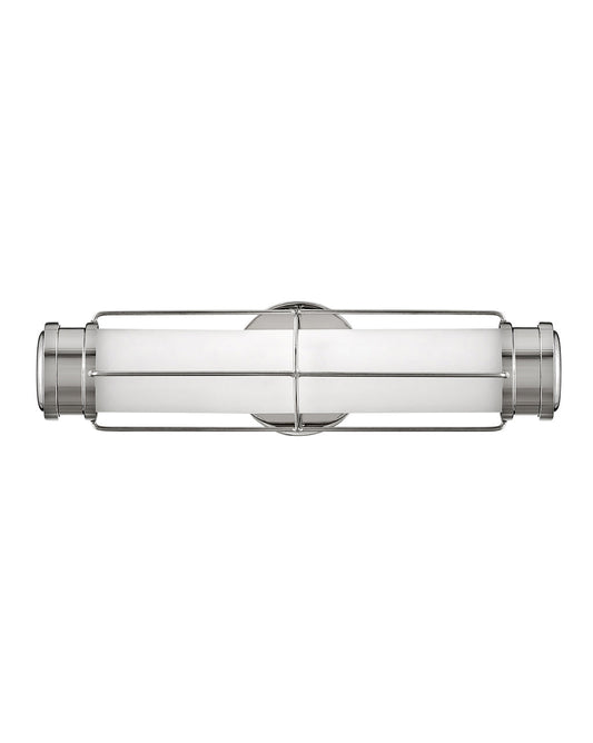 Saylor Medium LED Sconce In Polished Nickel Finish
