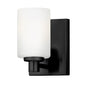 Karlie Small Single Light Sconce In Black Finish