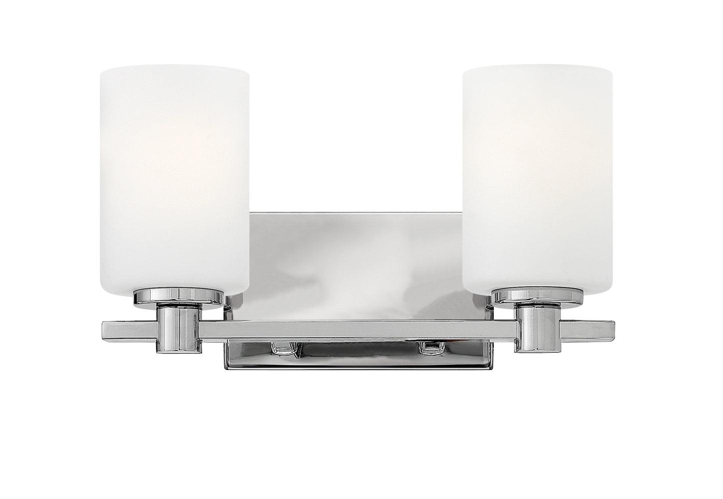 Karlie Small Two Light Vanity In Chrome Finish