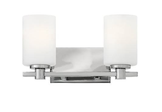 Karlie Small Two Light Vanity In Chrome Finish
