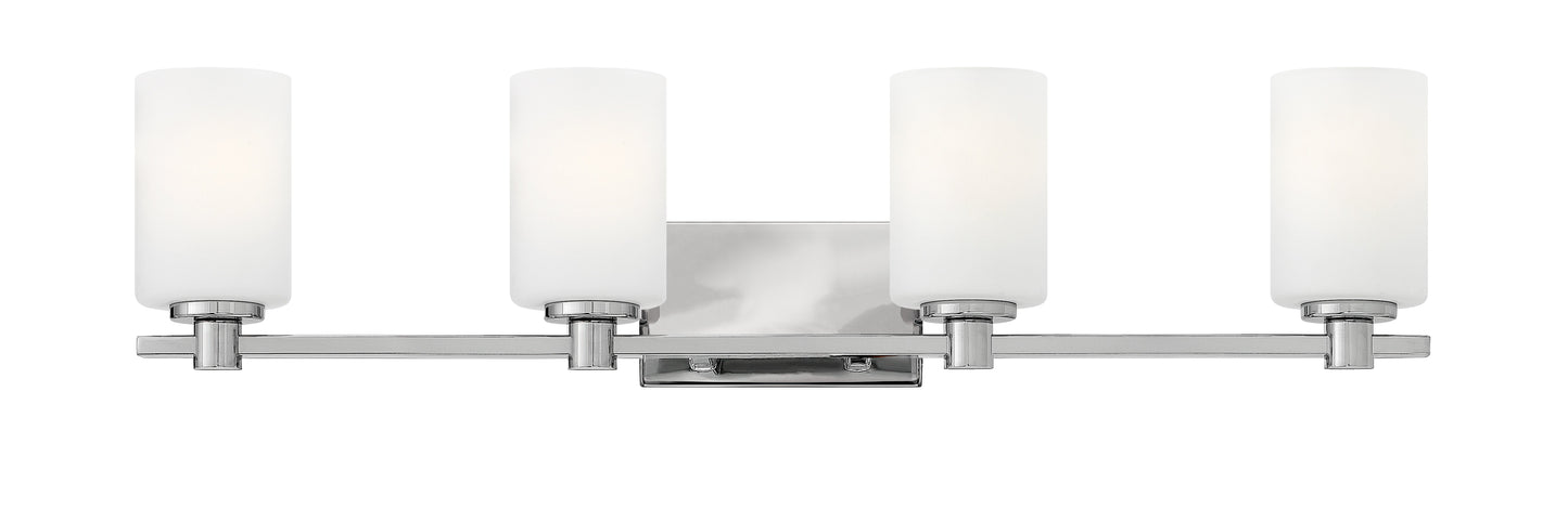 Karlie Large Four Light Vanity In Chrome Finish