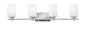 Karlie Large Four Light Vanity In Chrome Finish