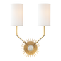 Borland Wall Sconce with Aged Brass Finish