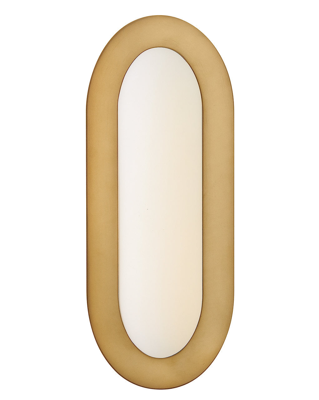 Emme Medium LED Vanity In Light Brass Finish