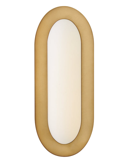 Emme Medium LED Vanity In Light Brass Finish