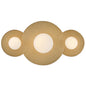 Rhea Small LED Vanity In Light Brass Finish
