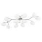 Wagner Semi Flush with Polished Nickel Finish