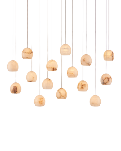 Lazio 15-Light Linear Multi-Drop Pendant