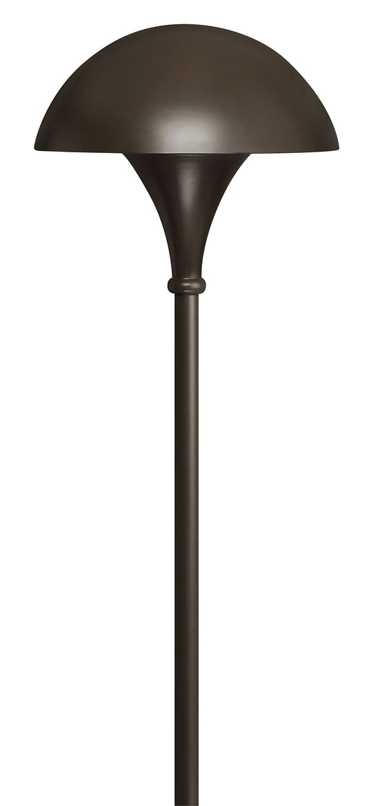 Mushroom 120v Path Light In Light Bronze Finish