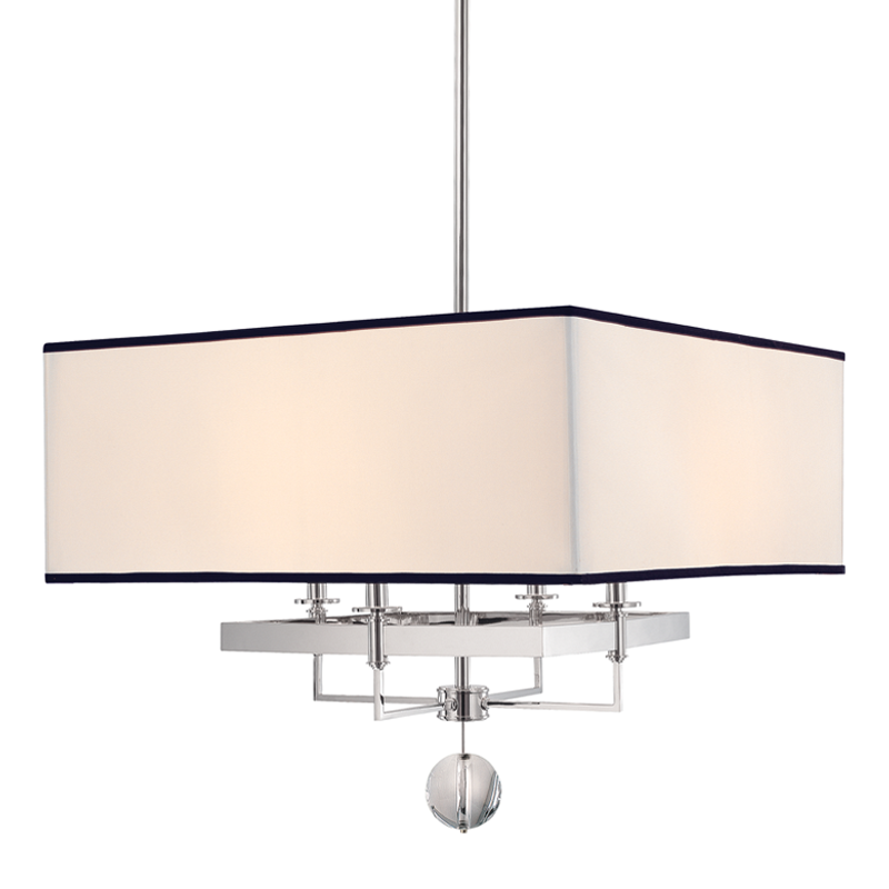 Gresham Park Chandelier with Polished Nickel Finish
