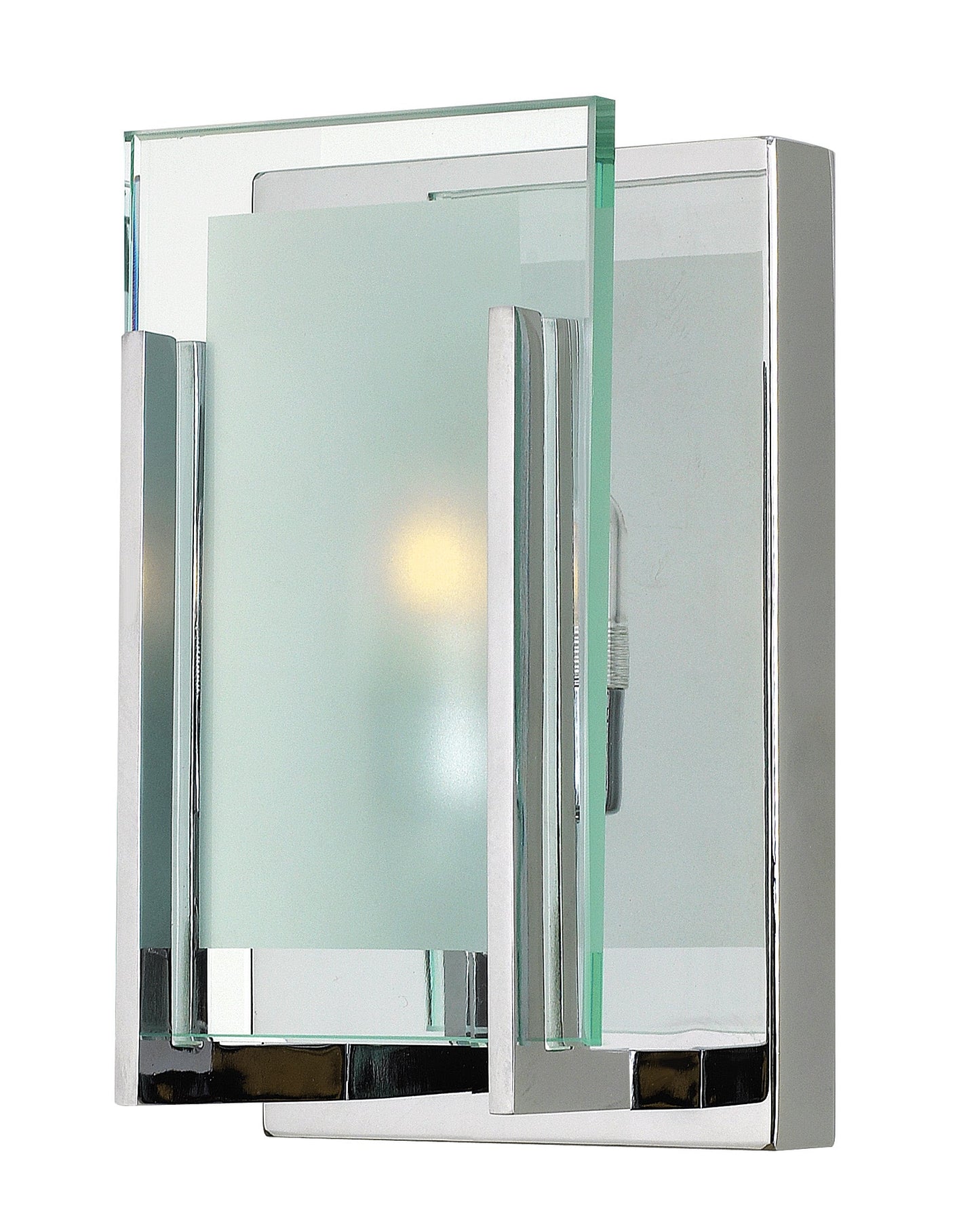 Latitude Small Single Light Vanity In Chrome Finish