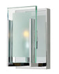 Latitude Small Single Light Vanity In Chrome Finish