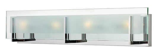 Latitude Large Four Light Vanity In Chrome Finish