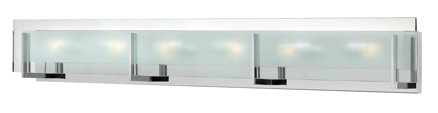 Latitude Extra Large Six Light Vanity In Chrome Finish
