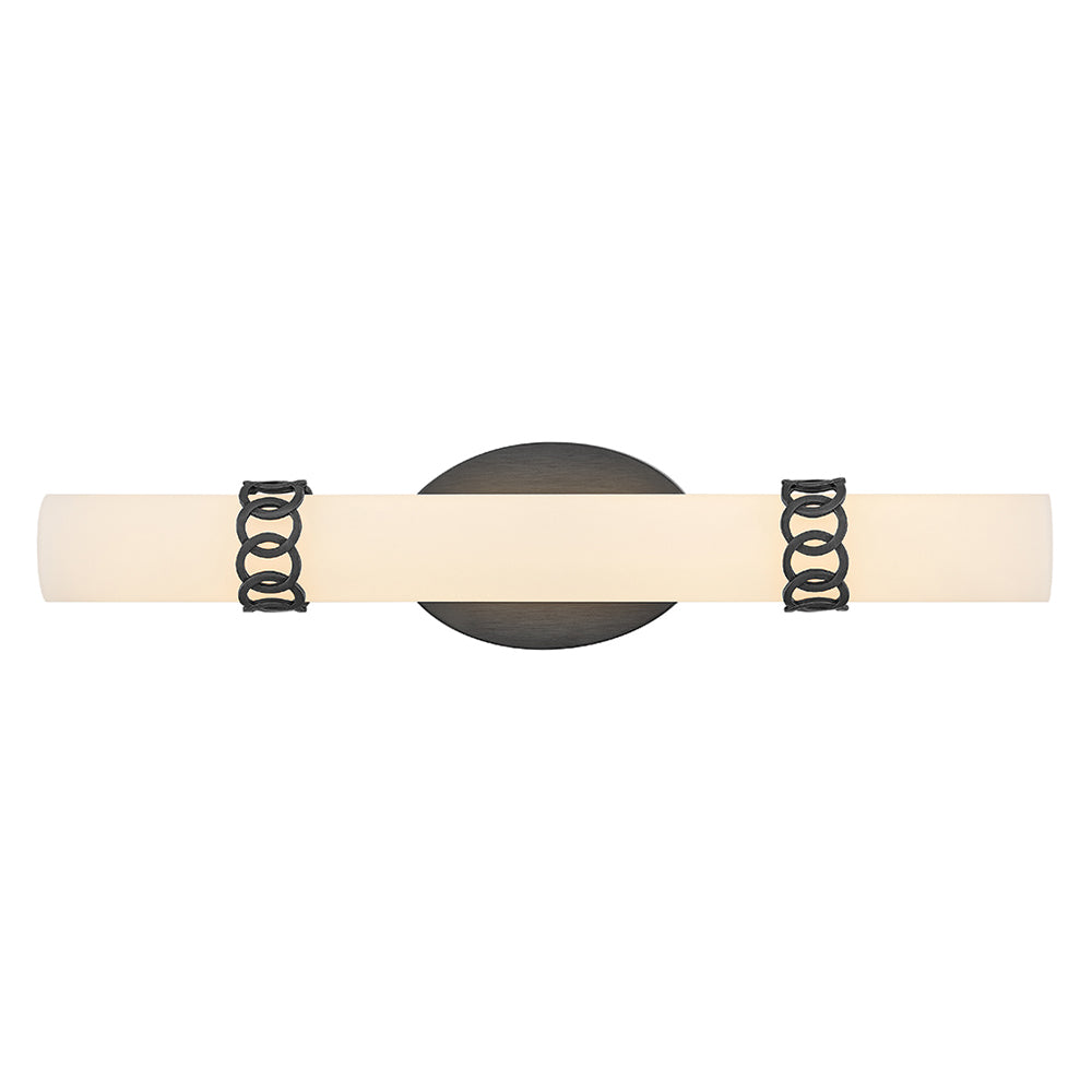 Eliza Medium LED Vanity In Black Finish