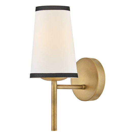 Sonia Medium Single Light Sconce In Light Brass Finish