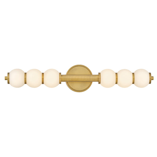 Trigo Large LED Sconce In Light Brass Finish