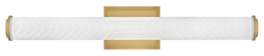 Devon Medium LED Vanity In Light Brass Finish
