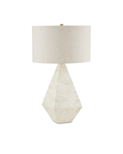 Elysium White Table Lamp