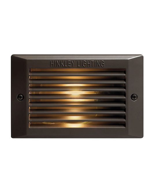 Brick and Step LED Step Light 120v In Light Bronze Finish