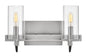 Ryden Small Two Light Vanity In Brushed Nickel Finish