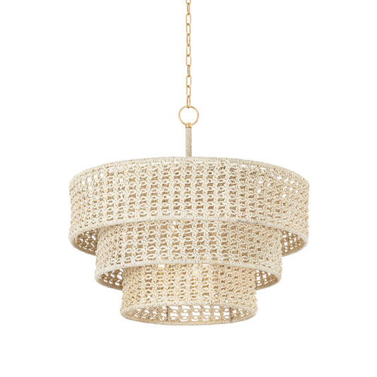 YORKHILL PENDANT with VINTAGE GOLD LEAF Finish