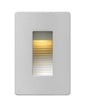 Luna LED 2700K Step Light 120v Vertical In Gray Finish