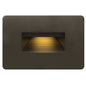 Luna LED 3000K Step Light 120v Horizontal In Light Bronze Finish