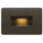 Luna LED 3000K Step Light 120v Horizontal In Light Bronze Finish
