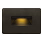 Luna LED 2700K Step Light 120v Horizontal In Light Bronze Finish