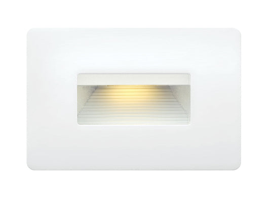 Luna LED  2700K Step Light 120v Horizonal In White Finish