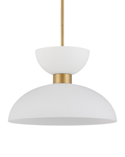 Zevio White Pendant