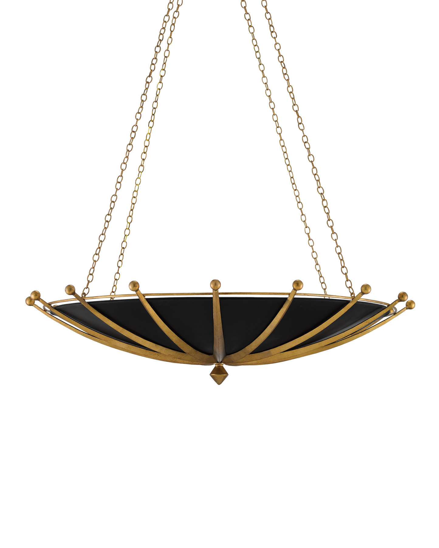 Fontaine Black & Gold Chandelier