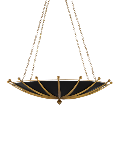 Fontaine Black & Gold Chandelier