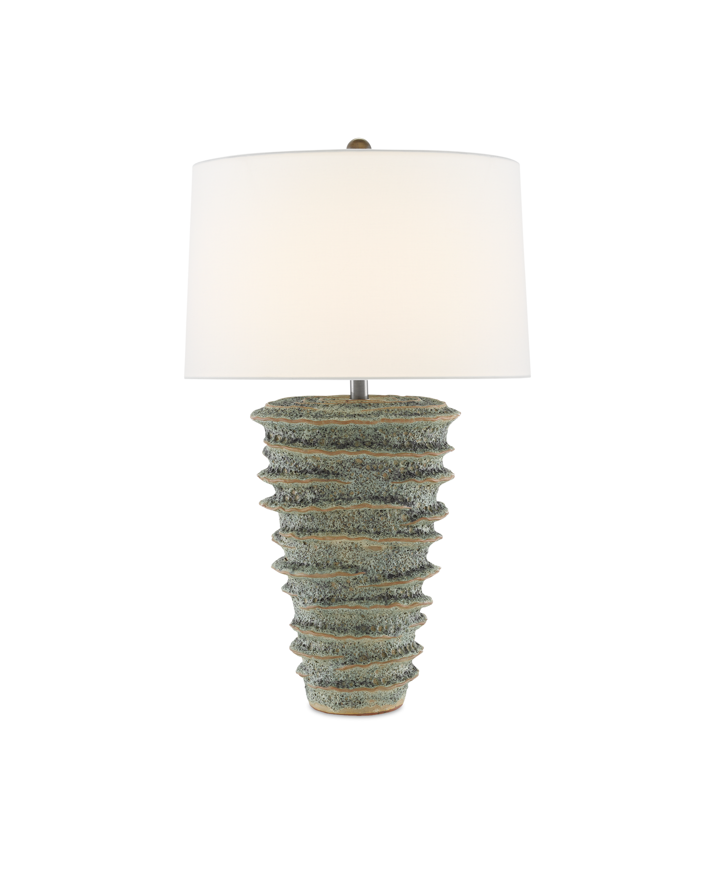 Sunken Green Table Lamp