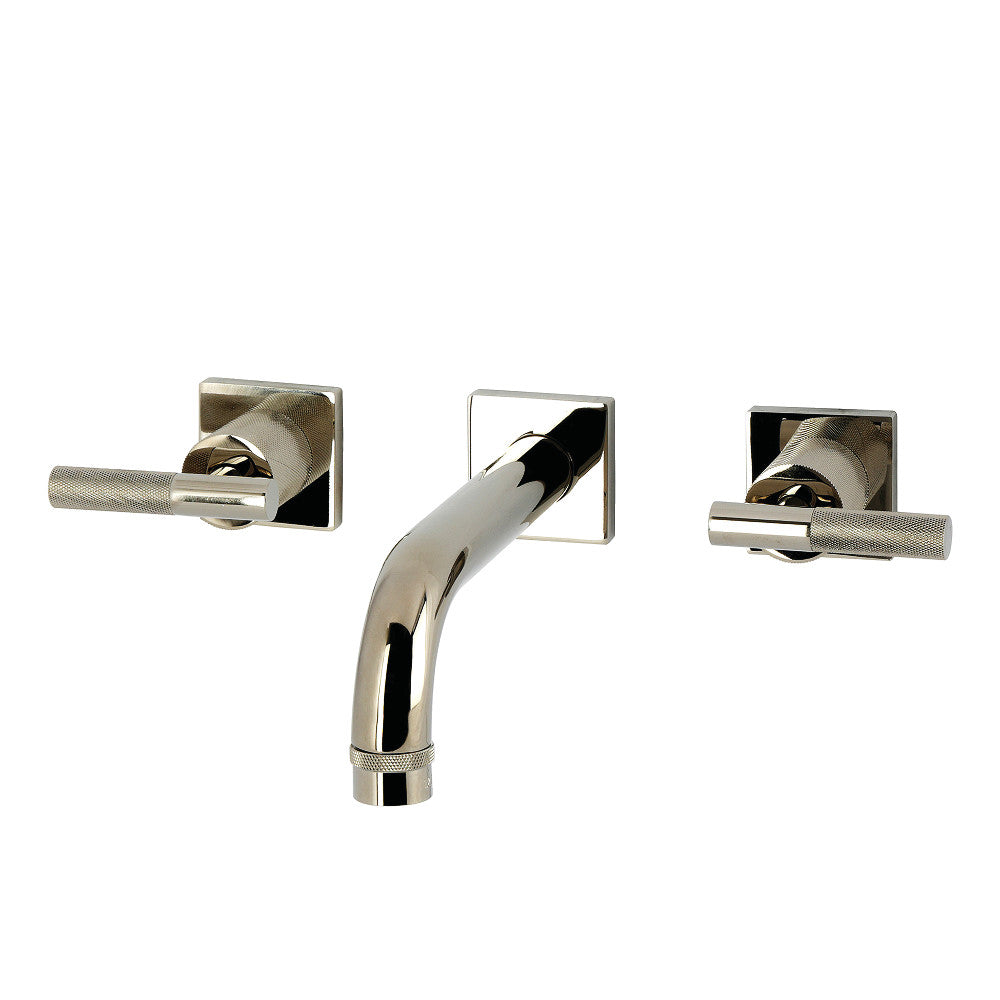 Convergent Wall-Mount Bathroom Faucet in Polished Nickel