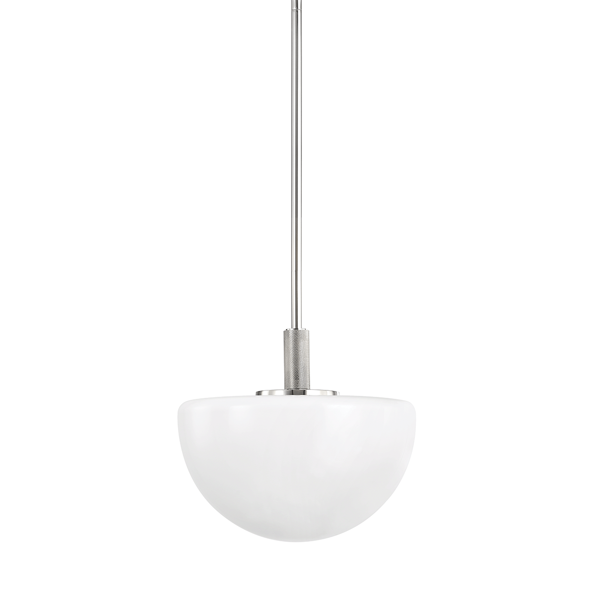Lethbridge Pendant with Polished Nickel Finish