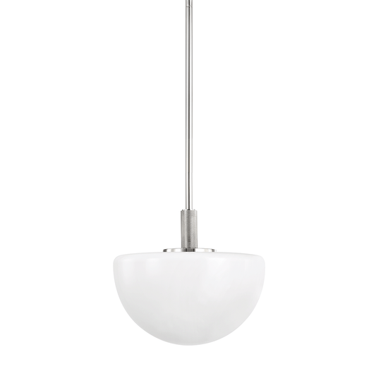 Lethbridge Pendant with Polished Nickel Finish