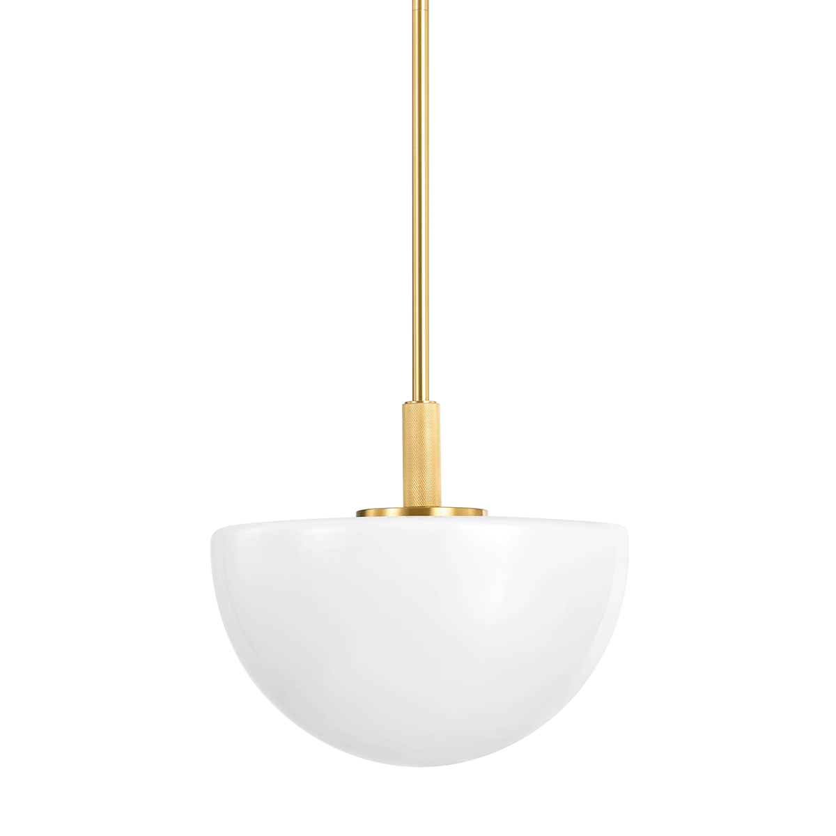 Lethbridge Pendant with Aged Brass Finish