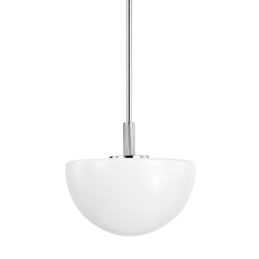 Lethbridge Pendant with Polished Nickel Finish