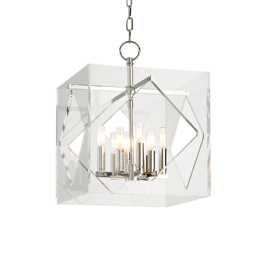 Travis Pendant with Polished Nickel Finish