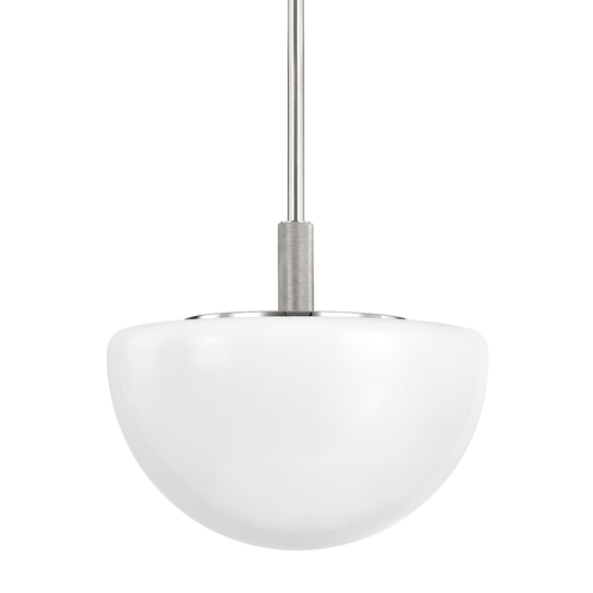 Lethbridge Pendant with Polished Nickel Finish