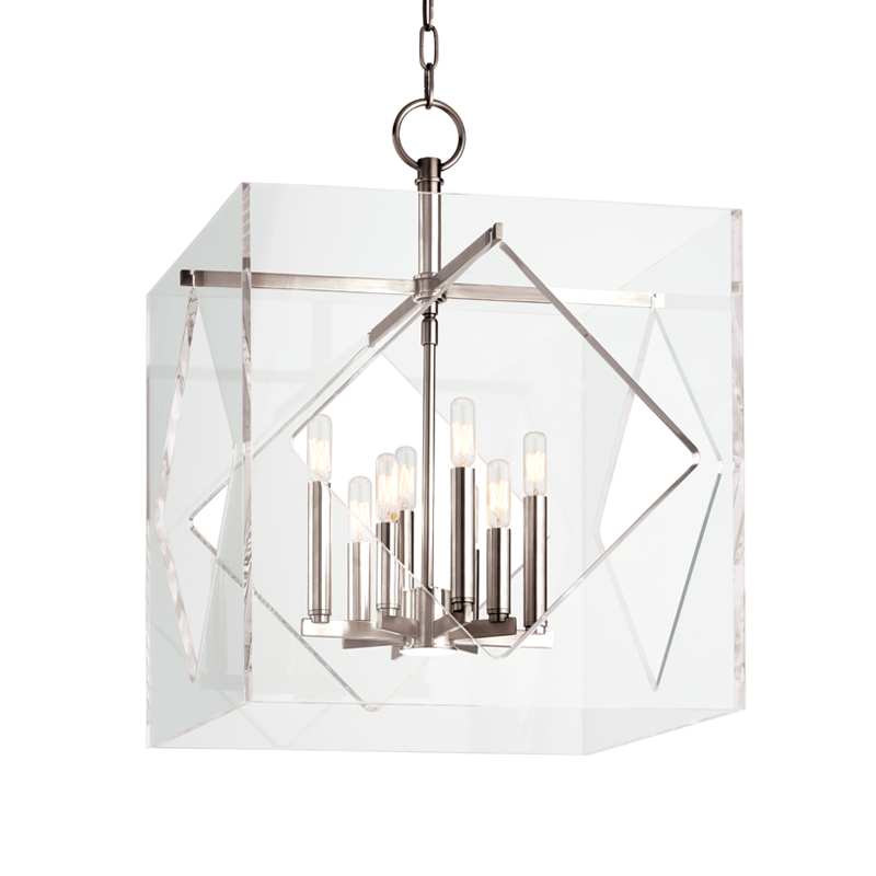 Travis Chandelier with Polished Nickel Finish