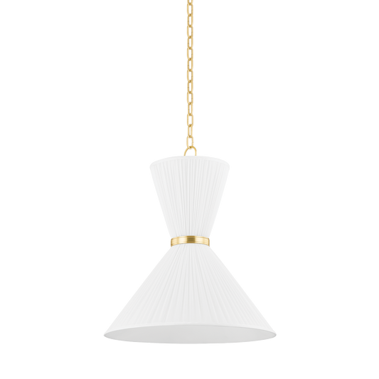 ENID Pendant with Aged Brass Finish