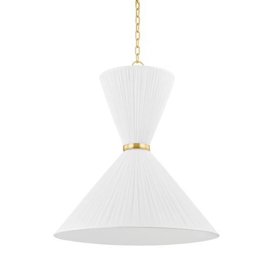 ENID Pendant with Aged Brass Finish