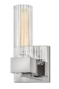 Xander Medium Single Light Vanity In Polished Nickel Finish