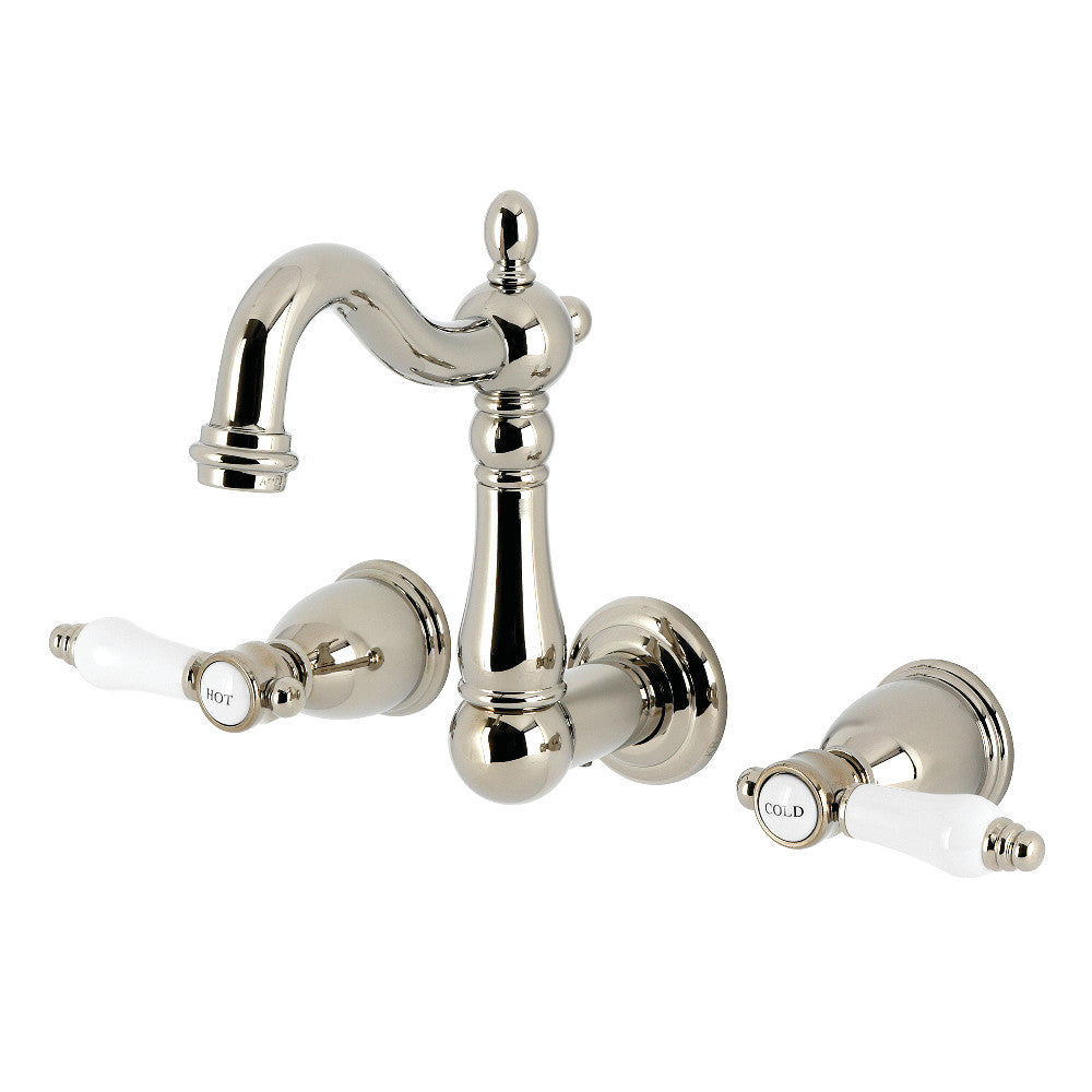 Bel-Air Wall-Mount Bathroom Faucet in Polished Nickel