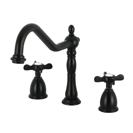 Essex Widespread Kitchen Faucet in Matte Black