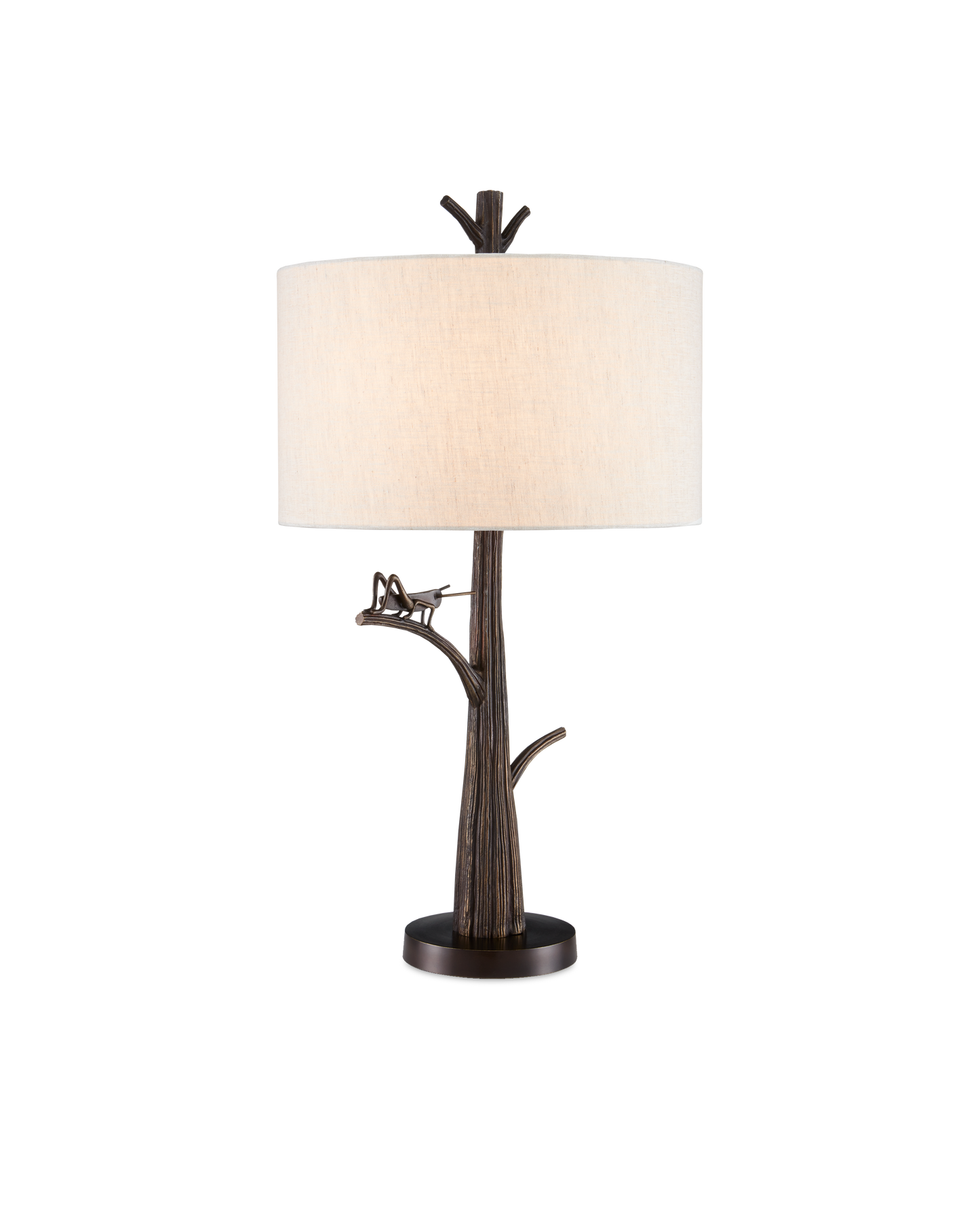 Grasshopper Bronze Table Lamp