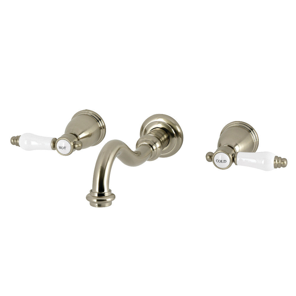 Bel-Air Wall-Mount Bathroom Faucet in Brushed Nickel